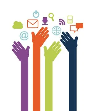 Cloud computing design over white background, vector illustration Illustrazione stock