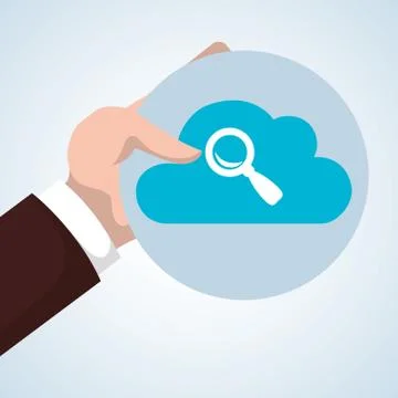 Cloud computing design. Trip icon. Flat illustration Illustrazione stock