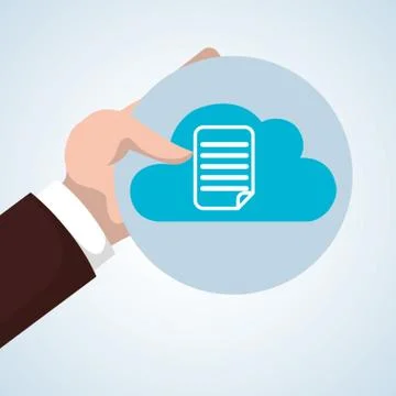 Cloud computing design. Trip icon. Flat illustration 스톡 일러스트