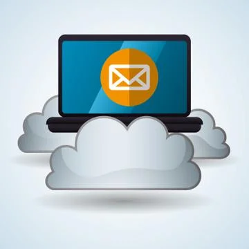Cloud computing design. Trip icon. Flat illustration イラスト素材
