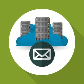 Cloud computing design. Trip icon. Flat illustration , vector 스톡 일러스트