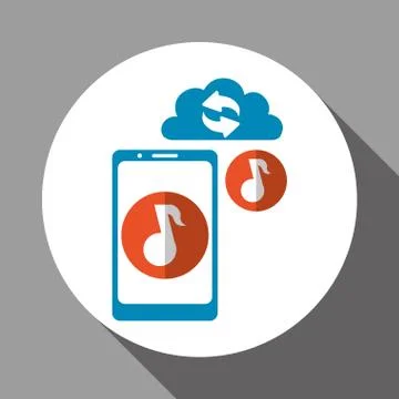 Cloud computing design. Trip icon. Flat illustration , vector Stock Illustration