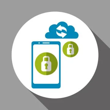 Cloud computing design. Trip icon. Flat illustration , vector Illustrazione stock