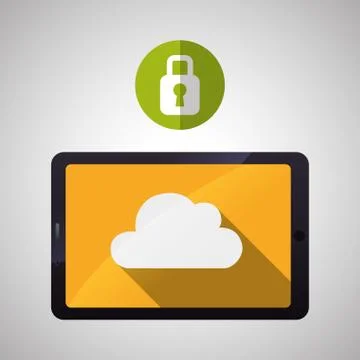 Cloud computing design. Trip icon. Flat illustration イラスト素材