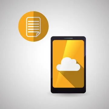 Cloud computing design. Trip icon. Flat illustration Illustrazione stock