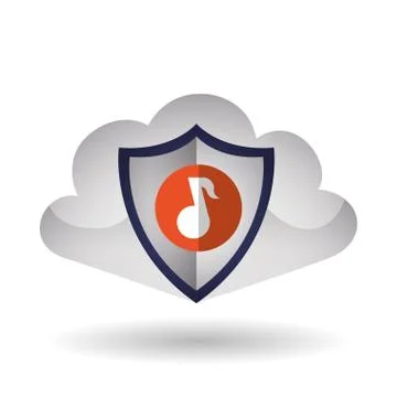 Cloud computing design. Trip icon. Flat illustration, technology vector Stock Illustration