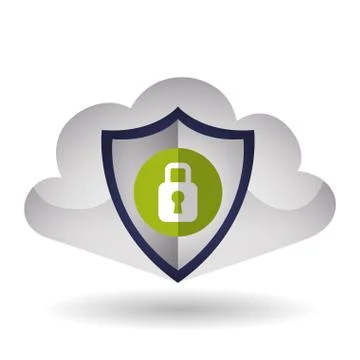 Cloud computing design. Trip icon. Flat illustration, technology vector Stock Illustration