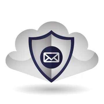 Cloud computing design. Trip icon. Flat illustration, technology vector Stock Illustration