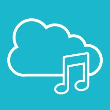 Cloud computing design, vector illustration eps10 graphic Stock Illustration