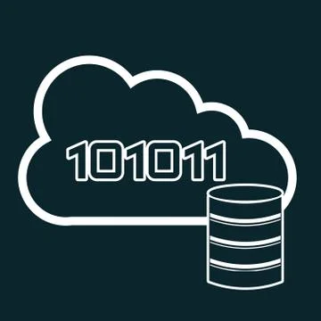 Cloud computing design, vector illustration eps10 graphic Stock Illustration