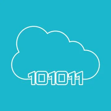 Cloud computing design, vector illustration eps10 graphic Stock Illustration