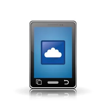 Cloud computing design, vector illustration Stock Illustration