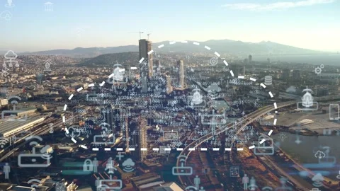 Cloud Computing diagram Network Data Storage Technology Service Video stock 202112473