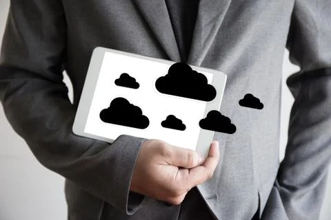 Cloud Computing diagram Network Data Storage Technology Service 写真素材