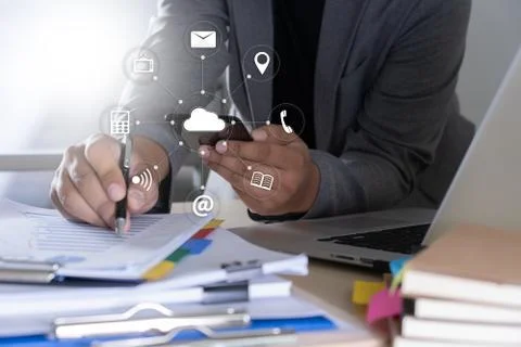 Cloud Computing diagram Network Data Storage Technology Service 写真素材