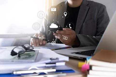 Cloud Computing diagram Network Data Storage Technology Service 写真素材