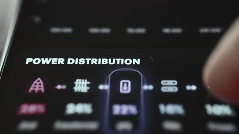 Cloud Computing Efficiency Optimization Panel with Interactive Data Stock Footage 340560555