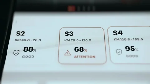 Cloud Computing Energy Distribution Interface 스톡 동영상 340151397