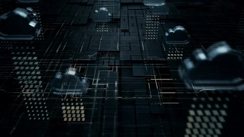 Cloud computing future technology concept communications 4K Video stock 121363045