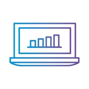 Cloud computing with gear gradient style icon vector design Stock Illustration