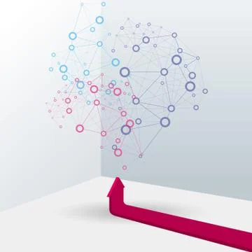 Cloud computing icon design. Isolated on blue background. 스톡 일러스트