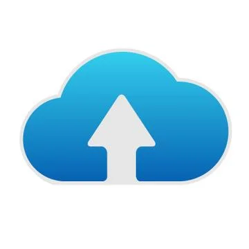 Cloud computing icon Stock Illustration