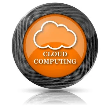 Cloud computing icon Illustrazione stock