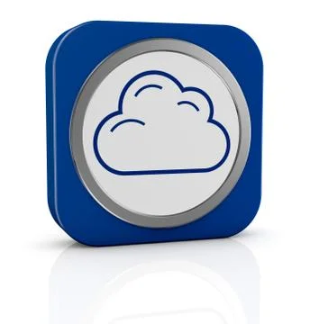 Cloud computing icon 스톡 일러스트