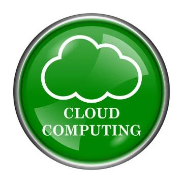 Cloud computing icon 스톡 일러스트