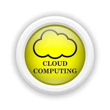 Cloud computing icon Illustrazione stock