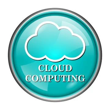 Cloud computing icon Illustrazione stock