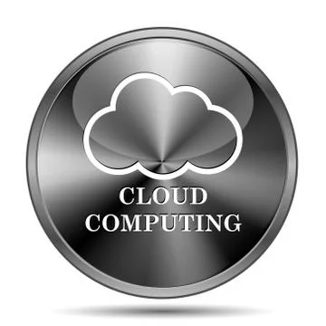 Cloud computing icon Illustrazione stock