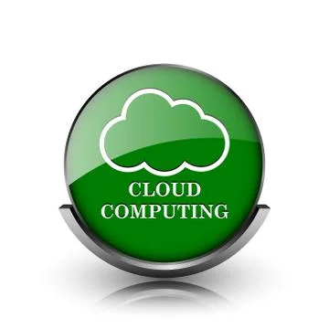 Cloud computing icon Stock Illustration