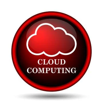 Cloud computing icon Illustrazione stock
