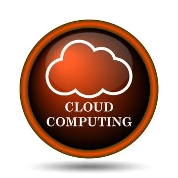 Cloud computing icon Stock Illustration