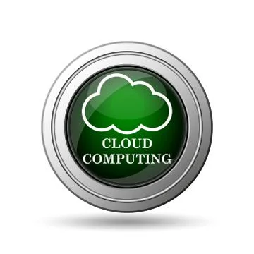 Cloud computing icon Stock Illustration