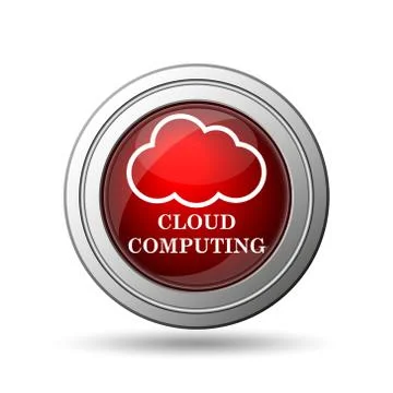 Cloud computing icon Illustrazione stock