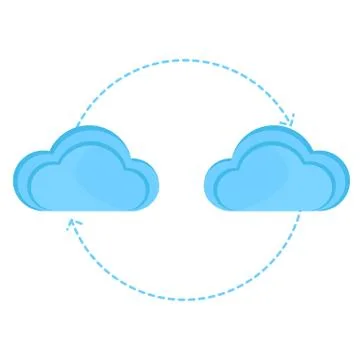 Cloud computing icon イラスト素材