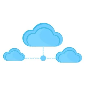 Cloud computing icon Stock Illustration