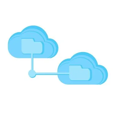 Cloud computing icon Illustrazione stock