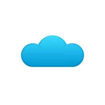 Cloud computing icon Stock Illustration