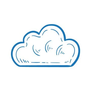 Cloud Computing Icon Illustrazione stock