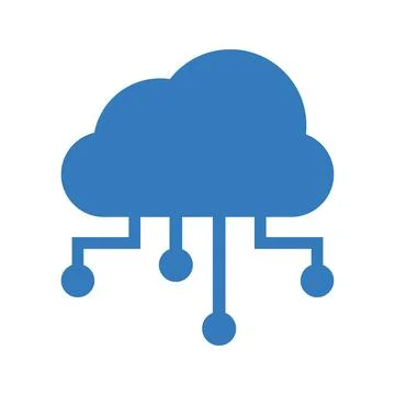 Cloud Computing icon. Stock Illustration