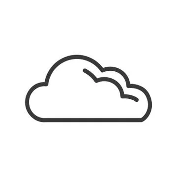 Cloud Computing Icon Vector Stockillustratie