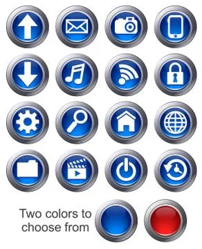 Cloud Computing icons Stock Illustration