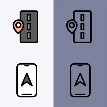 Cloud Computing Icons Set Digital Infrastructure Database IoT Network Management Stock Illustration