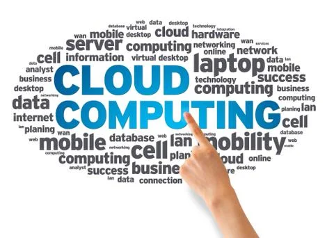 Cloud computing Stock Illustration