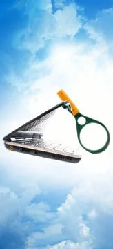 Cloud computing Illustrazione stock