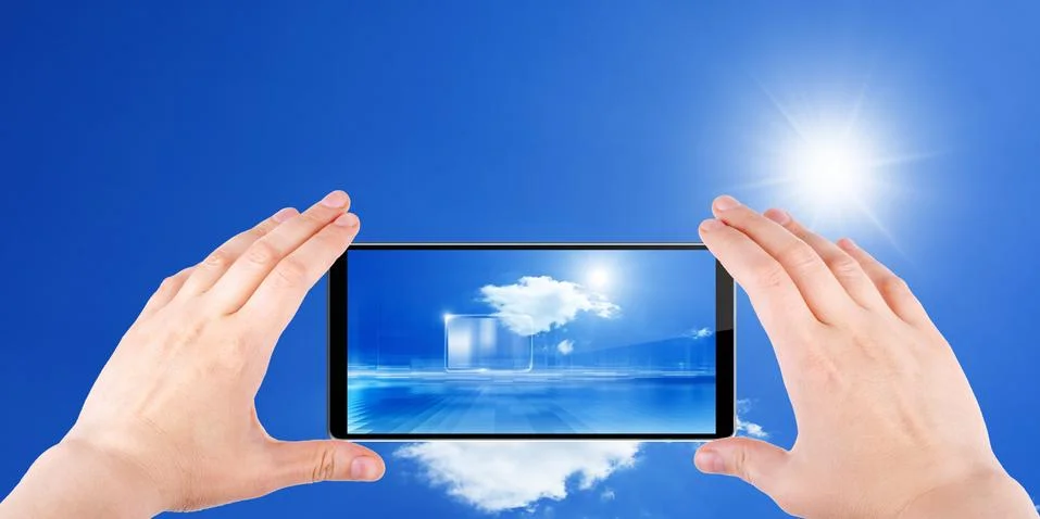 Cloud computing 스톡 일러스트