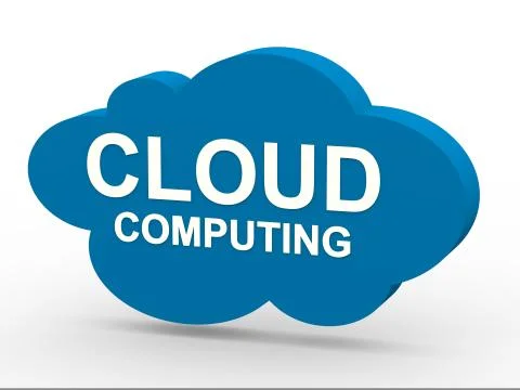 Cloud computing Stock Illustration